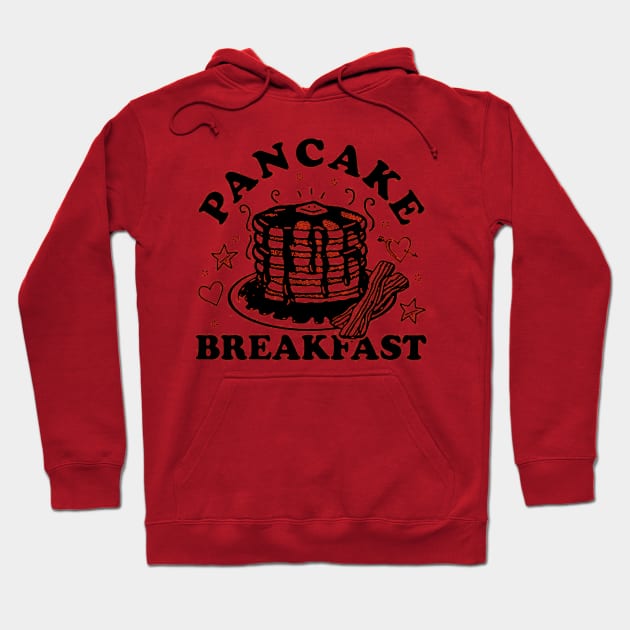 funny  Pancake Breakfast Hoodie by bayudesignart45